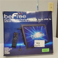 beFree portable rechargable 14" led tv
