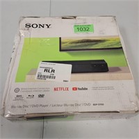 Sony blu-ray/dvd player