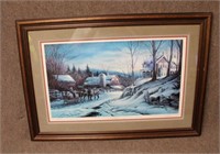 Terry Redlin "Coming Home" Numbered 655/2400 Signe