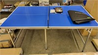 Pro Spin folding table tennis table w/ paddles