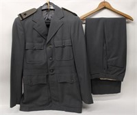 US Navy Olive Uniform w/ shoulder ranks WWII
