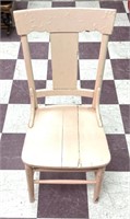 Primitive wooden chair