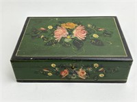 Early PA Paint Decorated Cigar Box.