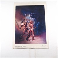 1984 Boris Vallejo Print Plate #1