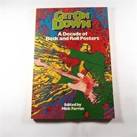 Get on Down Psych Rock Poster Art Vintage Book