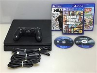 PS4 Console w/ Power Cord, Controller & Games