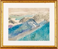 Florence Starr Taylor watercolor "Landscape 16" x