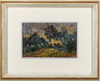 Robert Heilman oil on board "Landscape" 9" x 12"