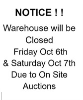 Office / Warehouse Closed