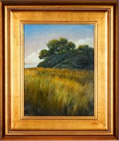 Mark K. Horton oil on canvas" "Landscape Long