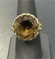 14 KT Vintage Topaz Ring