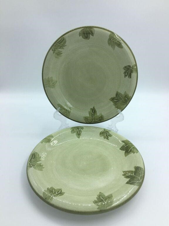 Set of 2 Ceramic Plates