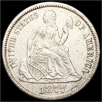 1877 Seated Liberty Dime CLOSELY UNCIRCULATED