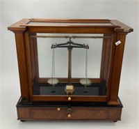 Antique Wm Ainsworth & Sons Apothecary Scale.