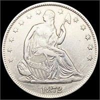 1872-S Seated Liberty Half Dollar CLOSELY