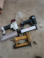 Pneumatic staplers