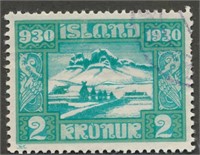 ICELAND #164 USED EXTRA FINE