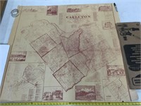1863 Map of Carleton County
