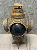Seaboard Antique Railroad Switch Lamp