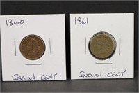 1860 & 1861 Indian Cents