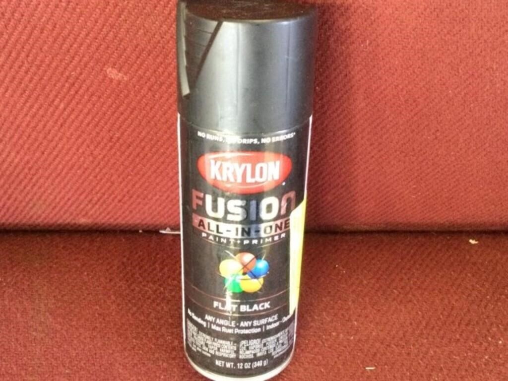 KRYLON FLAT BLACK SPRAY PAINT