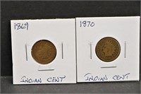 1869 & 1870 Indian Cents