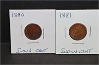 1880 & 1881 Indian Cents