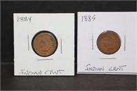 1884 & 1885 Indian Cents