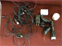 ASSORTED CHARGERS AND CORDS