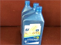 3 BOTTLES SIERRA  2 CYCLE OIL