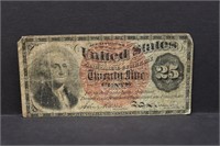 Washington 25 Cent Fractional Note
