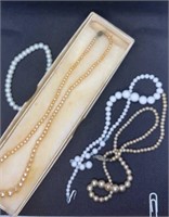 Three Necklaces and Bracelet Lot