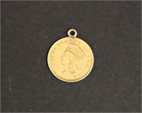 Love Token $1 Gold Liberty Coin