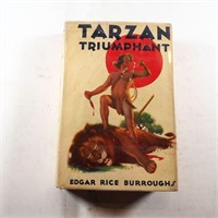 Tarzan Triumphant Edgar Rice Burroughs Red Boards