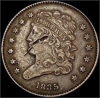 1835 Classic Head Half Cent ABOUT UNCIRCULATED