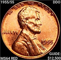 1955/55 DDO Wheat Cent