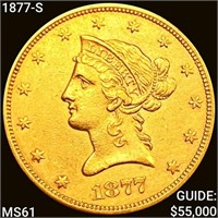 1877-S $10 Gold Eagle