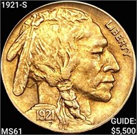 1921-S Buffalo Nickel