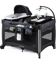 New Pamo Babe 4 in 1 Portable Baby Crib Deluxe