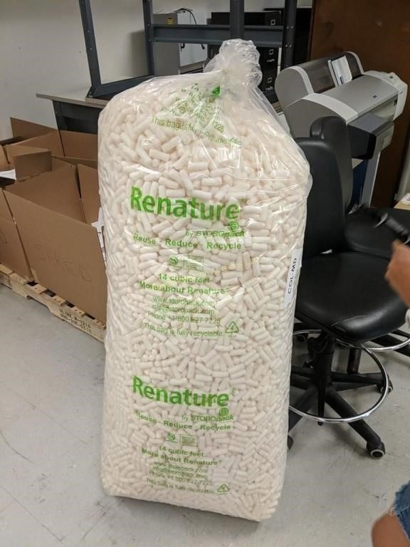Large Bag Of Packing Peanuts. 14 Ft³