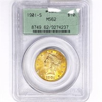 1901-S $10 Gold Eagle PCGS MS62