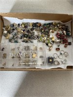 Costume jewelry, mainly earrings and some rings