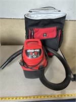 Rolling cooler and portable shop vac