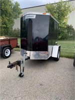 Hallmark passport 4 x 6 enclosed utility trailer,