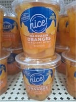 Case of 12 nice brand mandarin oranges fruit cups