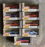 Set of 9 Racing Collectible “Legend Series”