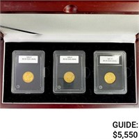 1853-1861 Gold $5 Liberty Set (3 Coins)