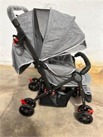 FM663 Gray Baby Stroller