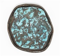 Jewelry Sterling Silver Turquoise Belt Buckle