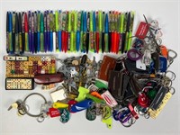 Small Collectibles- Pens, Dice, Keys, Keychains